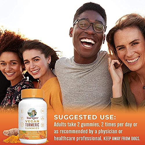 Maryruth Organics Elderberry Gummies For Immune Support (Cherry) & Vegan Turmeric Gummies Bundle Ingredients For Adults & Kids With Echinacea, Vitamin C And D | Organic Turmeric Curcumin Extrac #TOP4