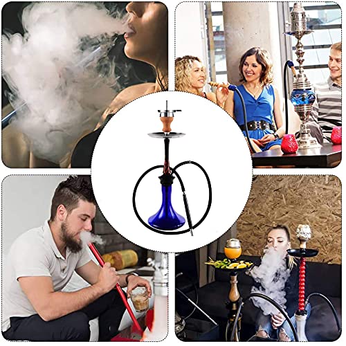 DERATON Shisha-Set komplett mit Keramik-Zigarettenstick, Silikon-Einzelschlauch und Edelstahl-Aschenbecher, Shisha… – Bild 3