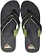 Quiksilver Molokai Abyss, Zapatos de Playa y Piscina Hombre, Verde (Green/Black/Green Xgkg),...