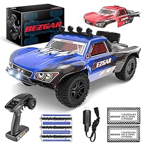 BEZGAR HS181 Hobby Grade 1:18 Scale Remote Control Trucks-4WD Top Speed 35 Km/h All Terrains Off Road Short Course Rc…