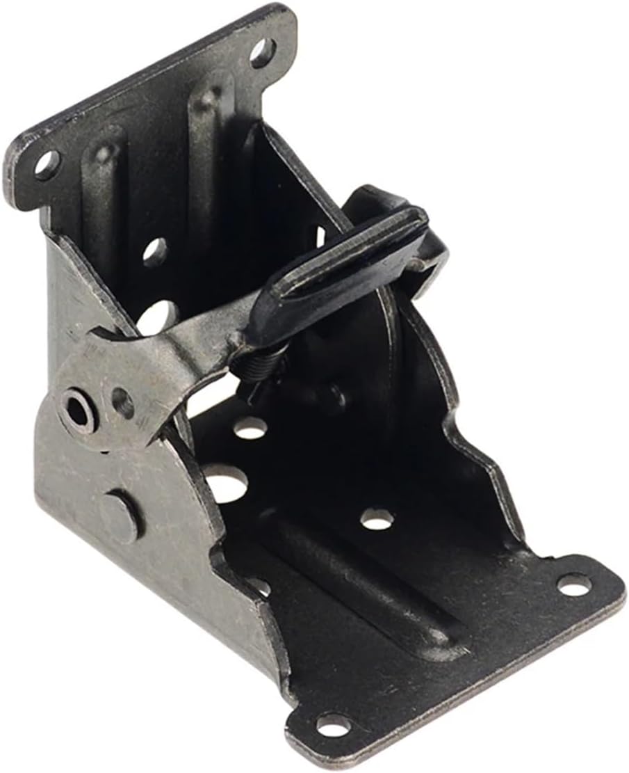 2Pcs 90 Degree Self-Locking Folding Hinge Table Legs Table Chair Extension Tables Foldable Self Locking Fold Feet Hinges Hardwar(Black)