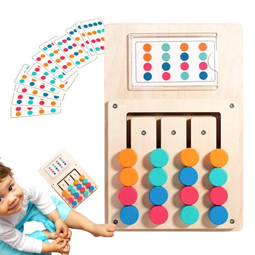 Jeu de société en bois traditionnel et ses 12 cartes d'éveil pour l'école