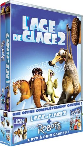 L'Age de glace 2 / Robots - Coffret 2 DVD