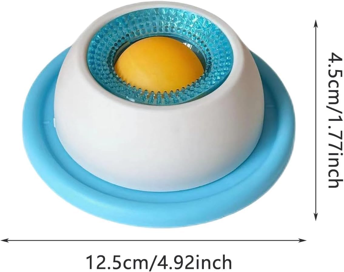 Lick Ball for Dogs,Dog Lick Bowl Roller Ball,Dog Licking Bowl,Anxieties Relief Slow Feeder,Keep Them in Good Condition(Blue) — view 6