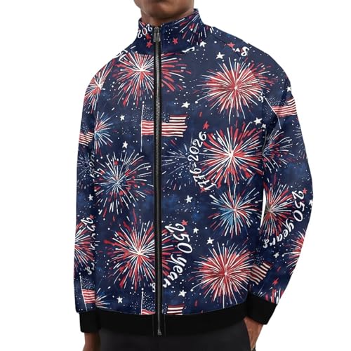 Image of Men's Lightweight Jackets Casual Full Zip Fleece Jacket Men Coats Fashion Long Sleeve Sweatshirt