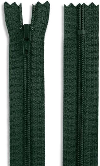 7 Inch Nylon Coil Non-Separating Zipper – Closed-End Zipper for Pants, Skirts, Dresses, Bags & Upholstery (Green) image 4