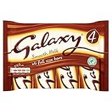 Galaxy Smooth Milk Chocolate 42g (Pack of 4)