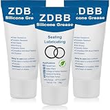 ZDBB Grasa de silicona para juntas tóricas de goma de plástico impermeable para aire acondicionado automotriz, juntas tóricas, juntas tóricas, 30 g, 3 unidades