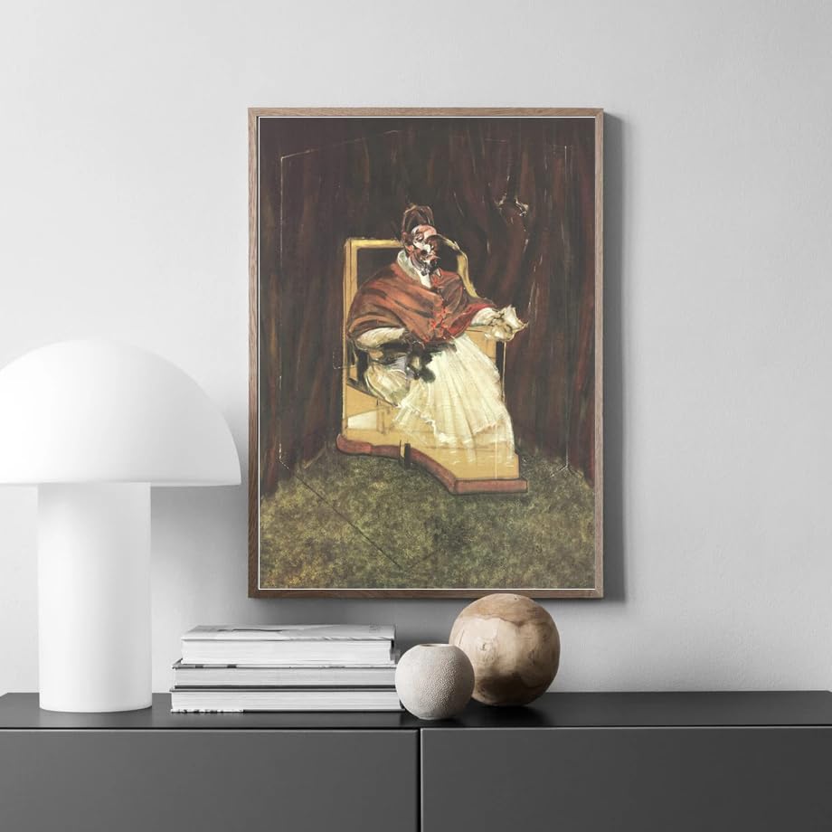 Amazon.co.jp: 有名なフランシス・ベーコンのポスター《叫ぶ教皇》絵画