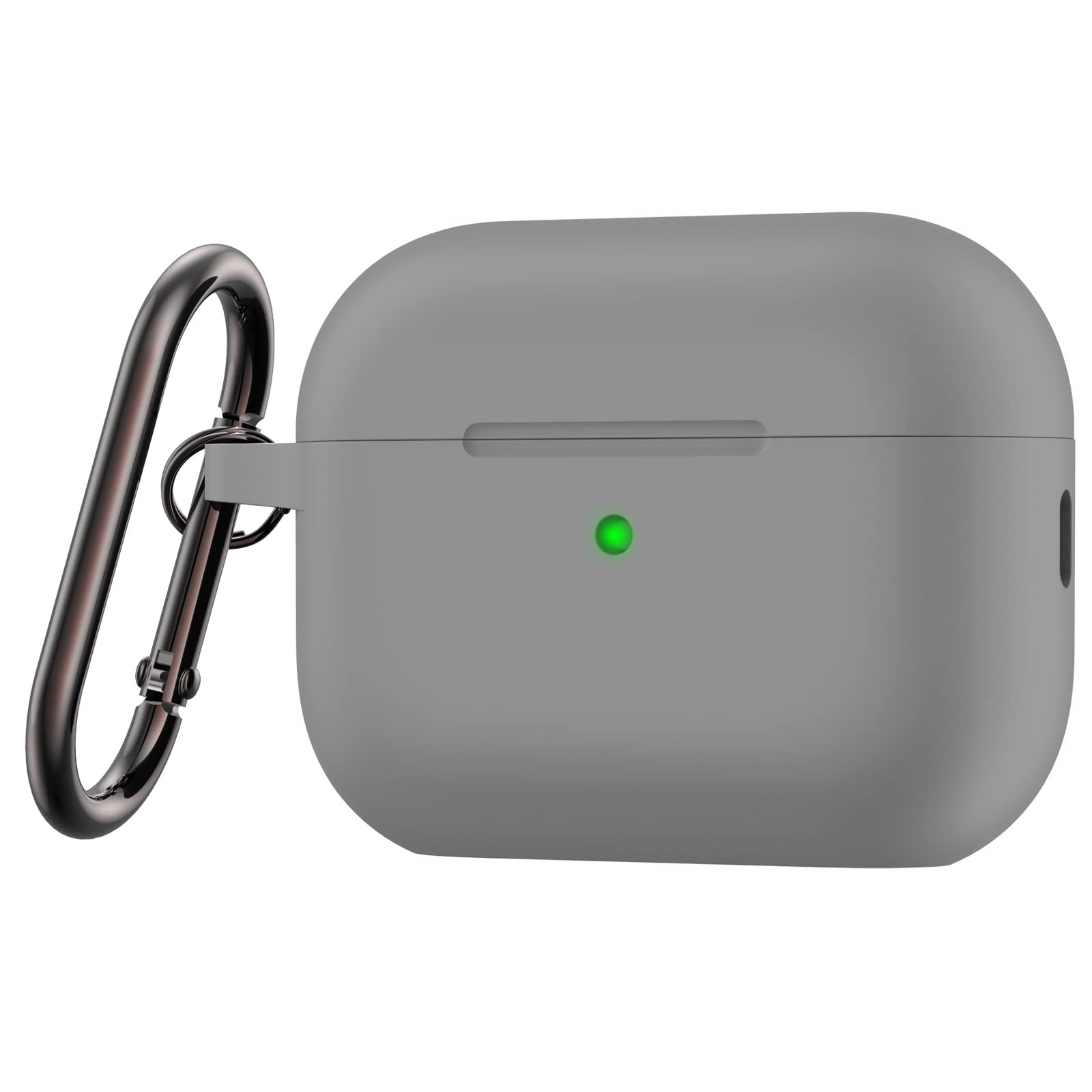 BRG for Airpods Pro 2nd/1st Generation Case Cover 2022/2019, Soft Silicone Skin Cover Shock-Absorbing Protective Case with Keychain for New Apple Airpods Pro Case [Front LED Visible]