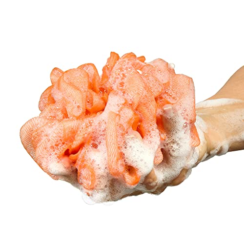 Bath Loofah Sponge Collection (8-Pack), Bath Shower Loofah Sponges - Mesh Pouf Shower Body Scrubber Exfoliators #TOP1