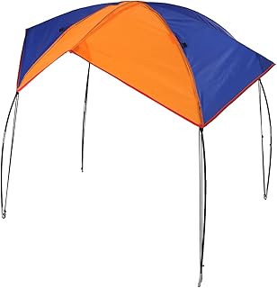 GOTOTOP Waterproof Boat Sun Shelter, UV Protection, Easy D Shape Buckles Setup, Accessories Included,