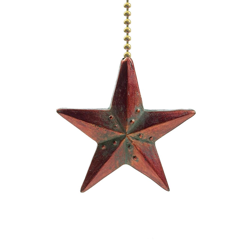 Barn Star Ceiling Fan Pull or Light Pull Chain