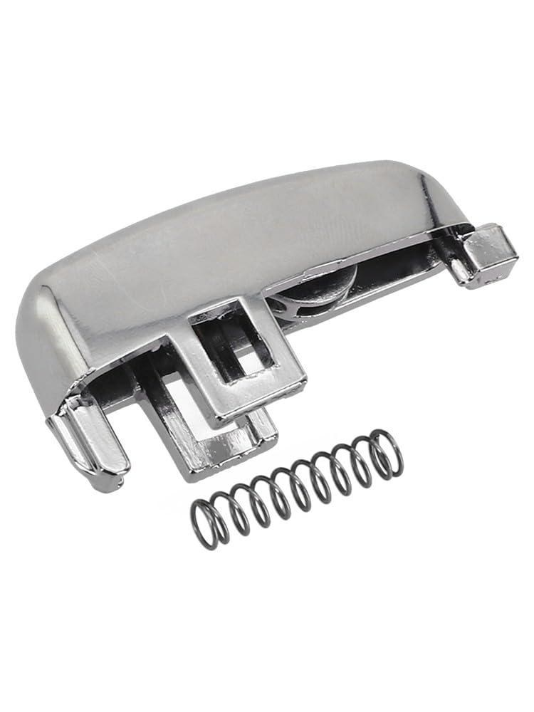 Interruttore a pulsante del freno a mano in lega per Opel per Opel per mokka 2012-2018, manopola di rilascio del freno di stazionamento in lega di zinco Sostituire OEM 42576667, argento