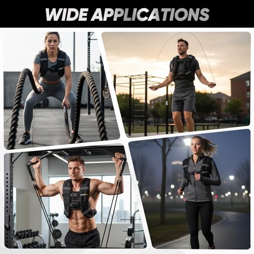 Image of APEXUP Weighted Vest Men Women, Weight Vest for Women Workout Equipment for Strength Training Running