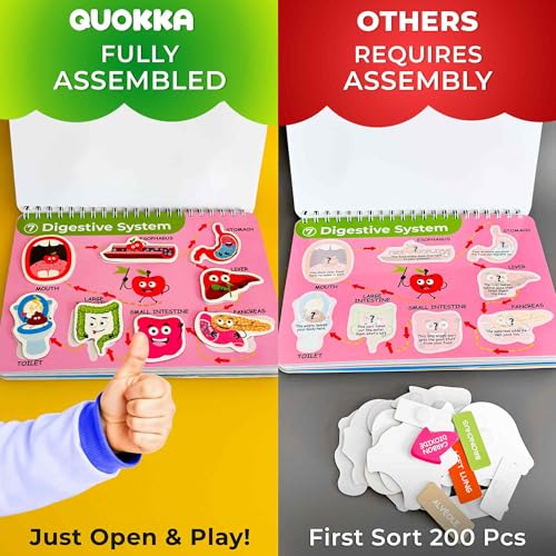 Image of Montessori Busy Book for Kids Ages 4-8 - My Preschool Toddler Busy Book 3-5