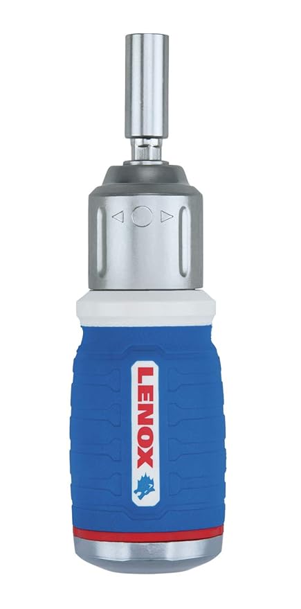 LENOX Tools Screwdriver, 8-in-1 Stubby Ratcheting (LXHT60901)