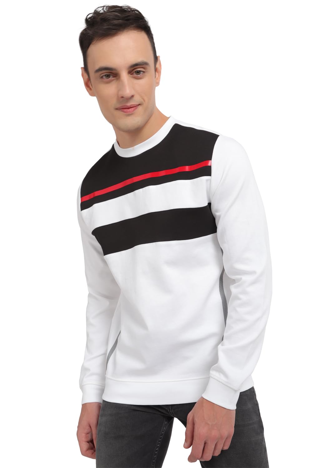 allen solly Men's Cotton Crew Neck Classic Sweatshirt-picture-49