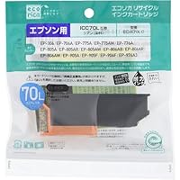 ecorica エコリカ エプソン IC6CL70L+リサイクルインク 6色+ブラック