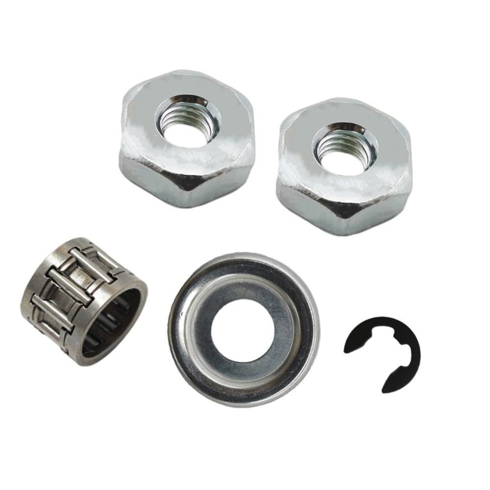 Kit de arandela de embrague y tuerca de barra de alta resistencia para motosierra MS250 025