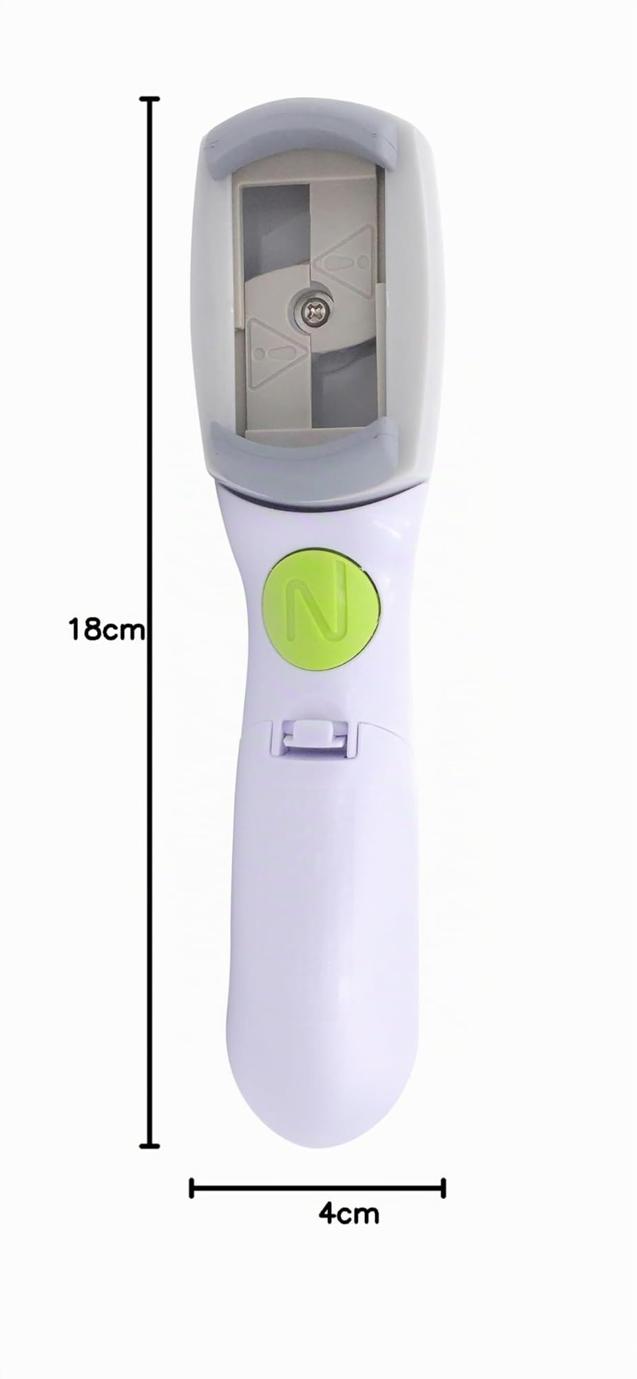 ONE TOUCH Abrebotellas eléctrico KC85 - Sin esfuerzo - Para todos, incluso sin fuerza manual - Abre tapones de 12 a 52 mm fácilmente, Blanco