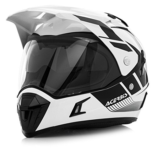 Acerbis Casco Active graffix - Bianco/Nero, Donna