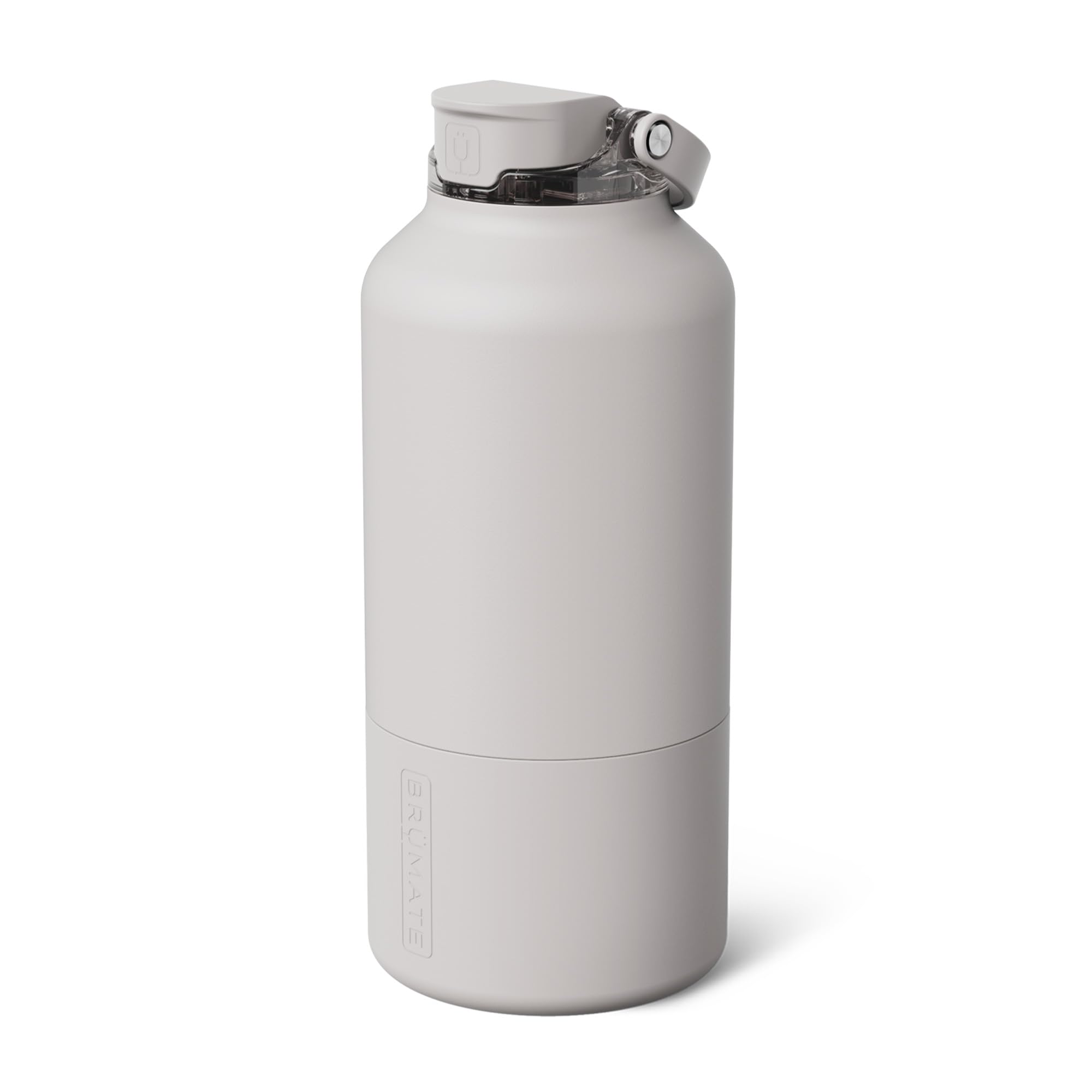 BrüMate Rise 65oz Water Bottle With 100% Leakproof Covered Silicone Straw | Insulated Stainless Steel Water Bottle With Removable Straw | Fast Flow | Soft Sip Silicone Spout | BPA-Free (Dune)