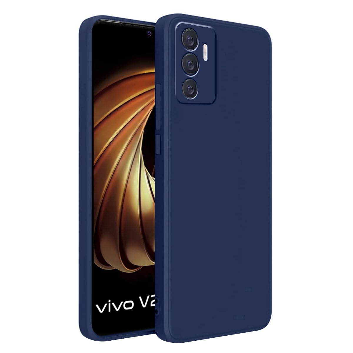 LIRAMARK Silicone Soft Back Cover Case for Vivo V23e 5G / Vivo S10e 5G / Vivo Y75 4G (Silicone Blue) (B0BL13SZ43) Amazon Price History, Amazon Price Tracker