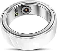 スマートリング JCRingチタン製11(16号くらい)見守り機能付き JCRing Smart Ring | Titanium, 10-Day Battery, No Subscription