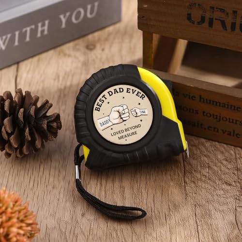 Cinta métrica personalizada para regalo de papá miniatura 4