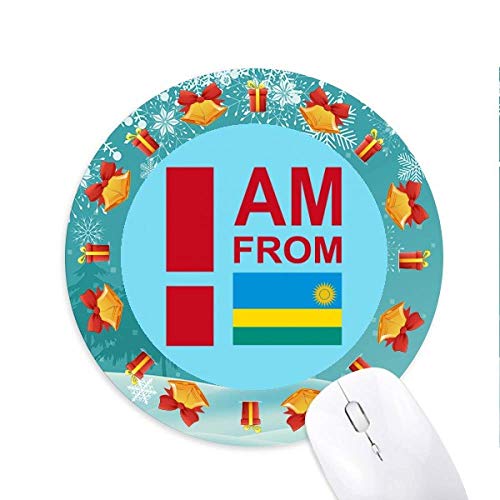 je suis du rwanda tapis de souris souris ronds cadeaux de noël