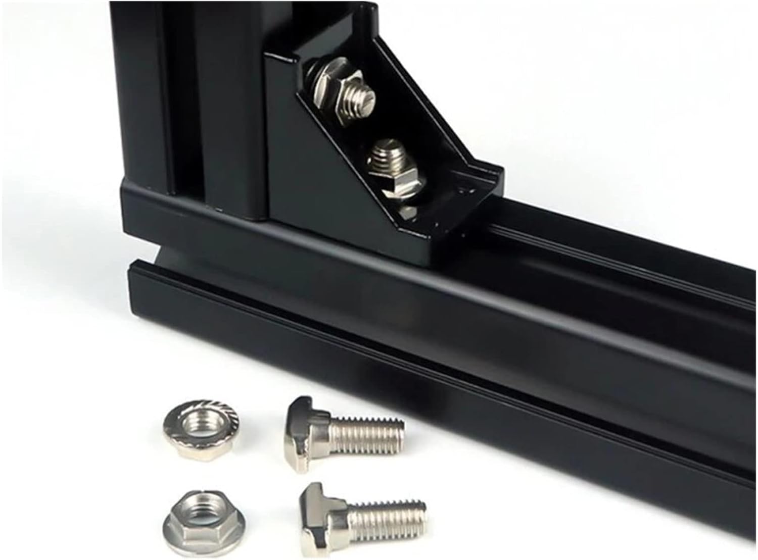 NINOMA 3030 アルミニウム プロファイル コネクタ セット: 40 個の M6 六角フランジ ナット + 20 個の 30