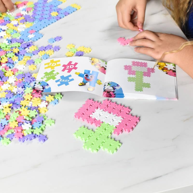 Meli Minis Pastel 2500 Teile Konstruktionsset für Kinder, Bausteine 1,5 cm x 1,5 cm, pädagogisch, fördert Kreativität, Logisches Denken, für Kinder ab 3 Jahren, CE Zertifiziert