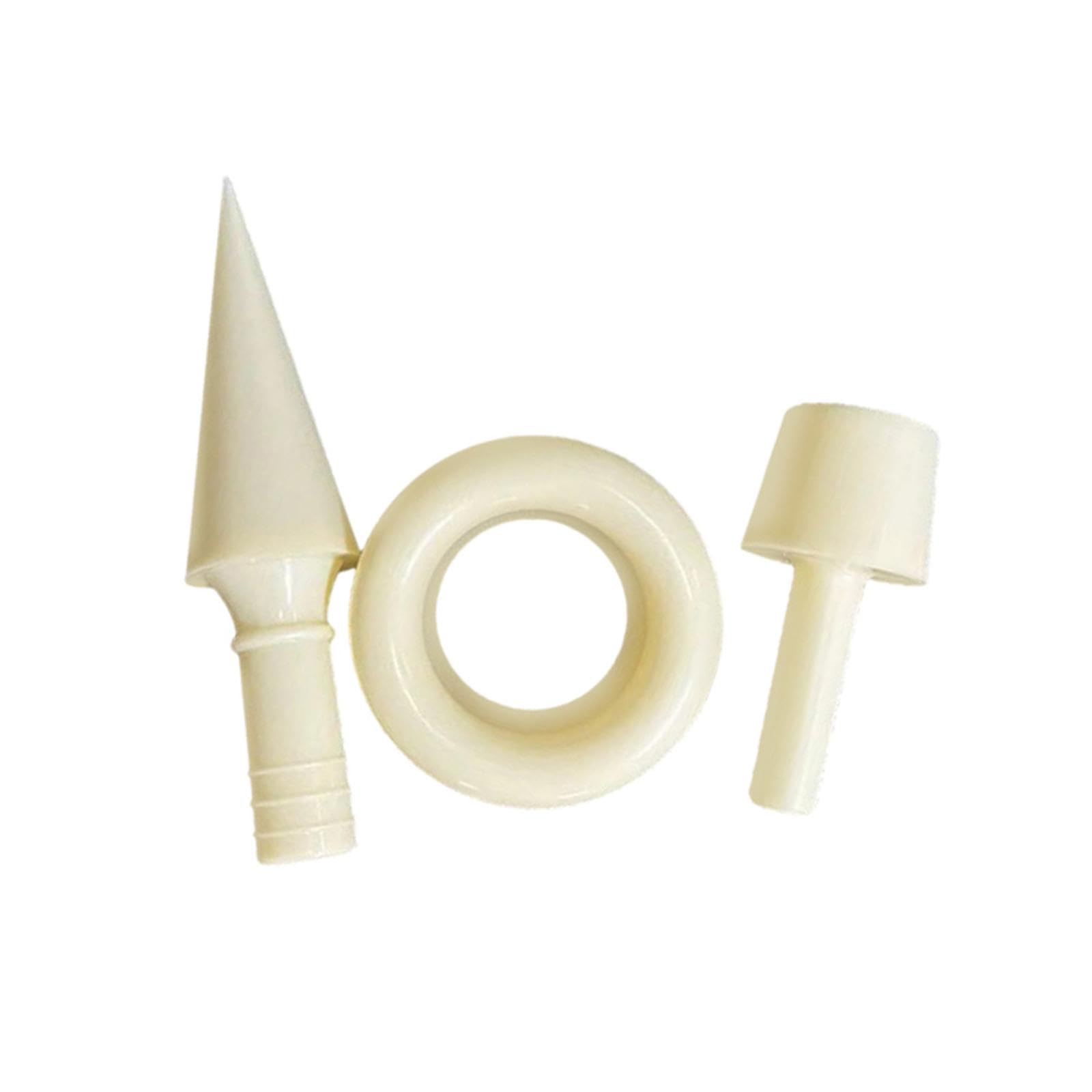 3 Piezas Máquina de Herramienta para Hacer Conos Rodillo Accesorio de Pastelería Material PVC Robusto Fácil de Manipular Adecuada Par, 3 Piezas, Individual