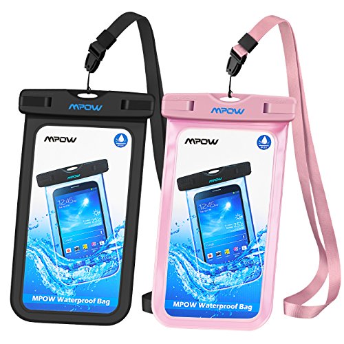 Mpow Universal Waterproof Case, IPX8 Waterproof Phone Pouch Dry Bag Compatible for iPhone