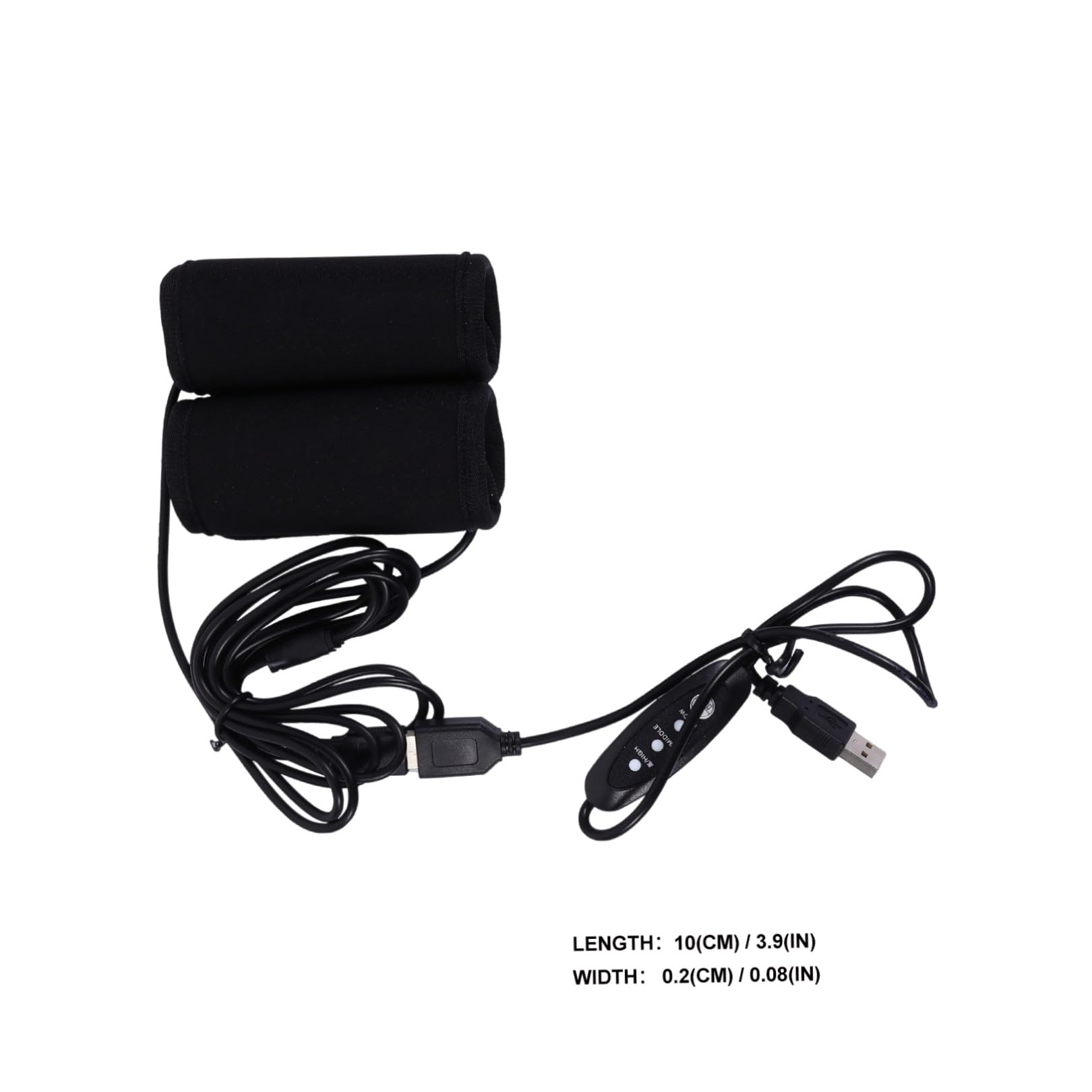 Sosoport Poignées Chauffantes pour Guidon Housse Chauffante pour Poignée de Moto Protection Thermique pour Guidon