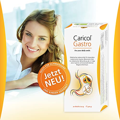 Caricol Gastro | 100% iges Naturprodukt | Unterstützung für die Magenschleimhaut | Mit der Kraft von Papaya & Biotin | Mit Papain | 20 Sticks à 20g | 200g