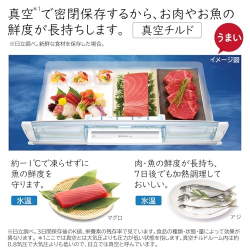 日立(HITACHI) 冷蔵庫 R-WXC74V X の商品画像 3