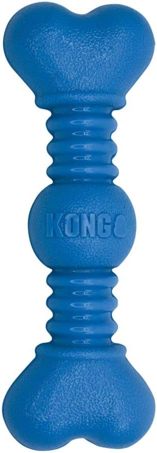 KONG Squeakstix Wigglerz, Mediano, Azul