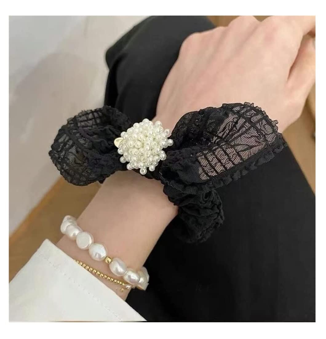Scrunchies Haargummi 5 Stücke Retro Haar Ring Weibliche Krawatte Gummiband Kopf Seil Haarschmuck Kopfschmuck Zopfgummi Elastische