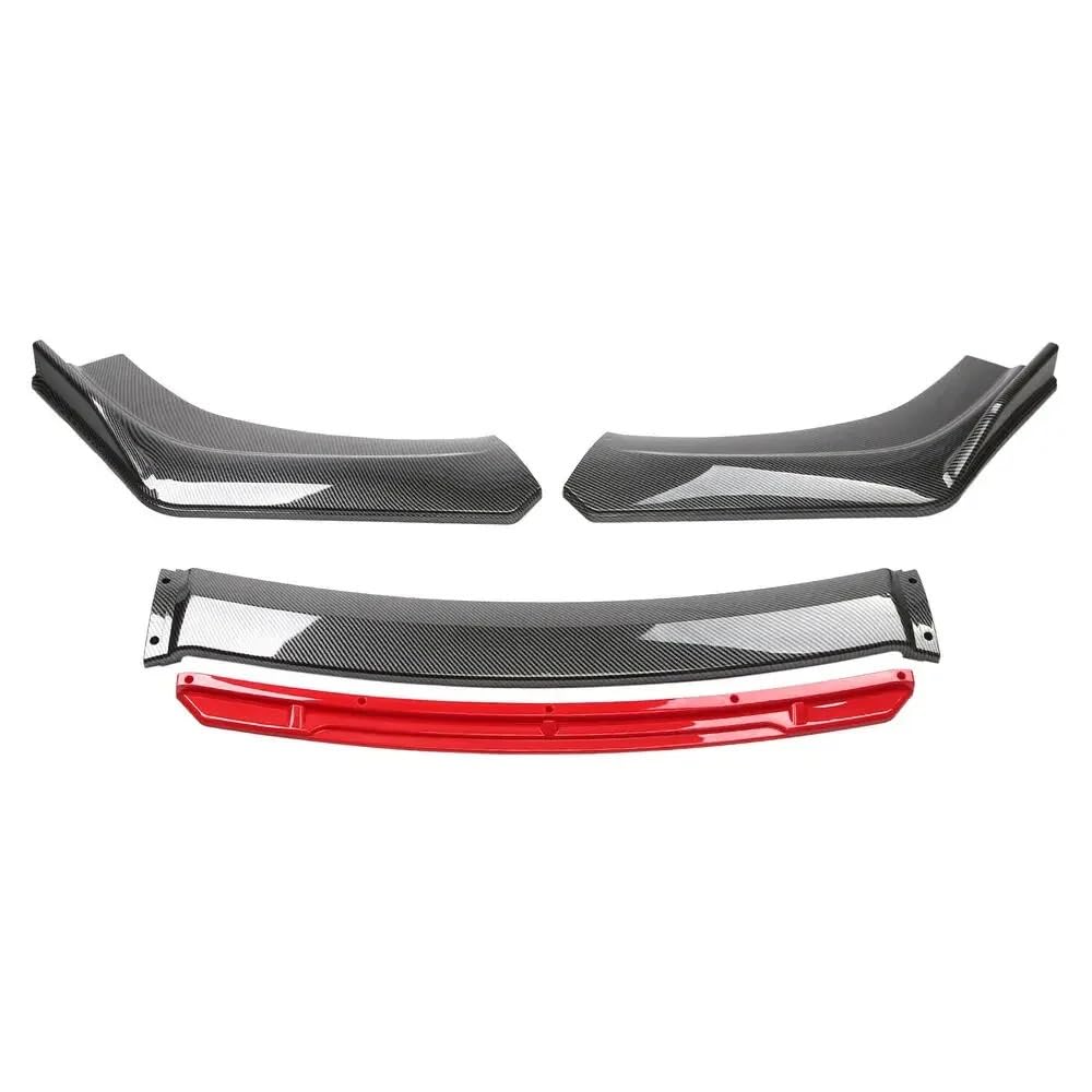 Przedni zderzak przedniego zderzaka Pasuje do Audi TT RS 8N A3 8P A4 przedni zderzak samochodowy Spoiler Splitter zestawy karoserii z włókna węglowego osłona zabezpieczająca Tuning