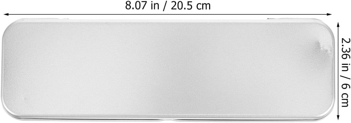 Stylowy metalowy piórnik - pudełko na artykuły pa na artykuły szkolne długopisy pędzle do makijażu - kompaktowy i wszechstronny (1 szt.)