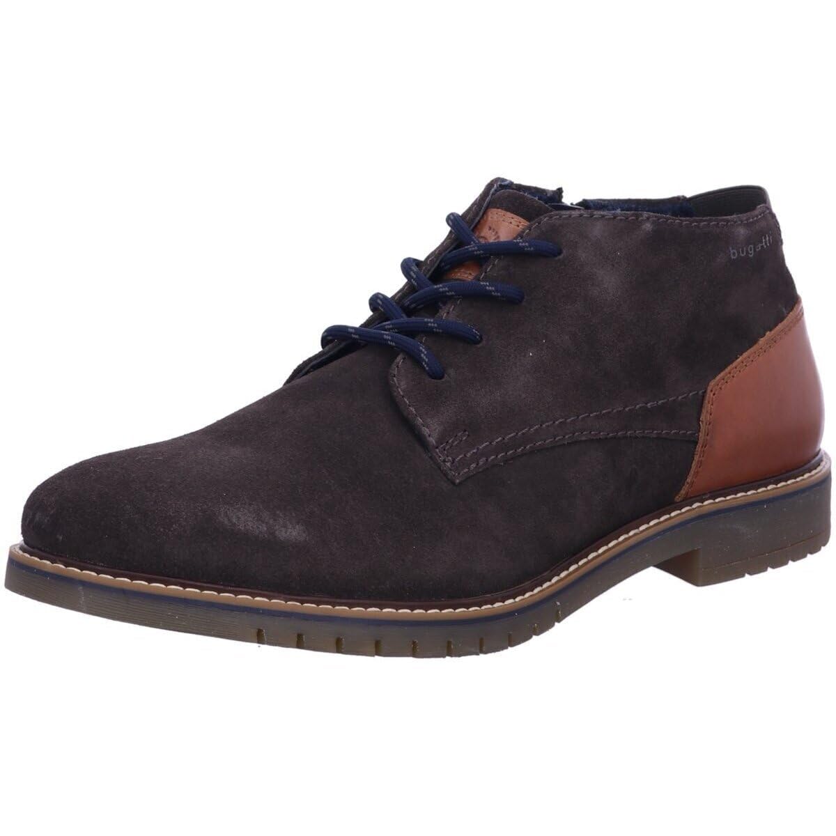 bugatti Men's Lace-Up Boots, Men's Boots Cold Lining, darkgray, 11 UK