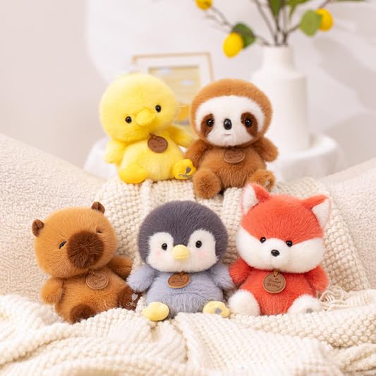 Image of SCOOBA Soft Toys Pack of 3 Random Animals Triple Fun Trio Fragrance Soft Toy (Pack of Assorted 3 Soft Toy)