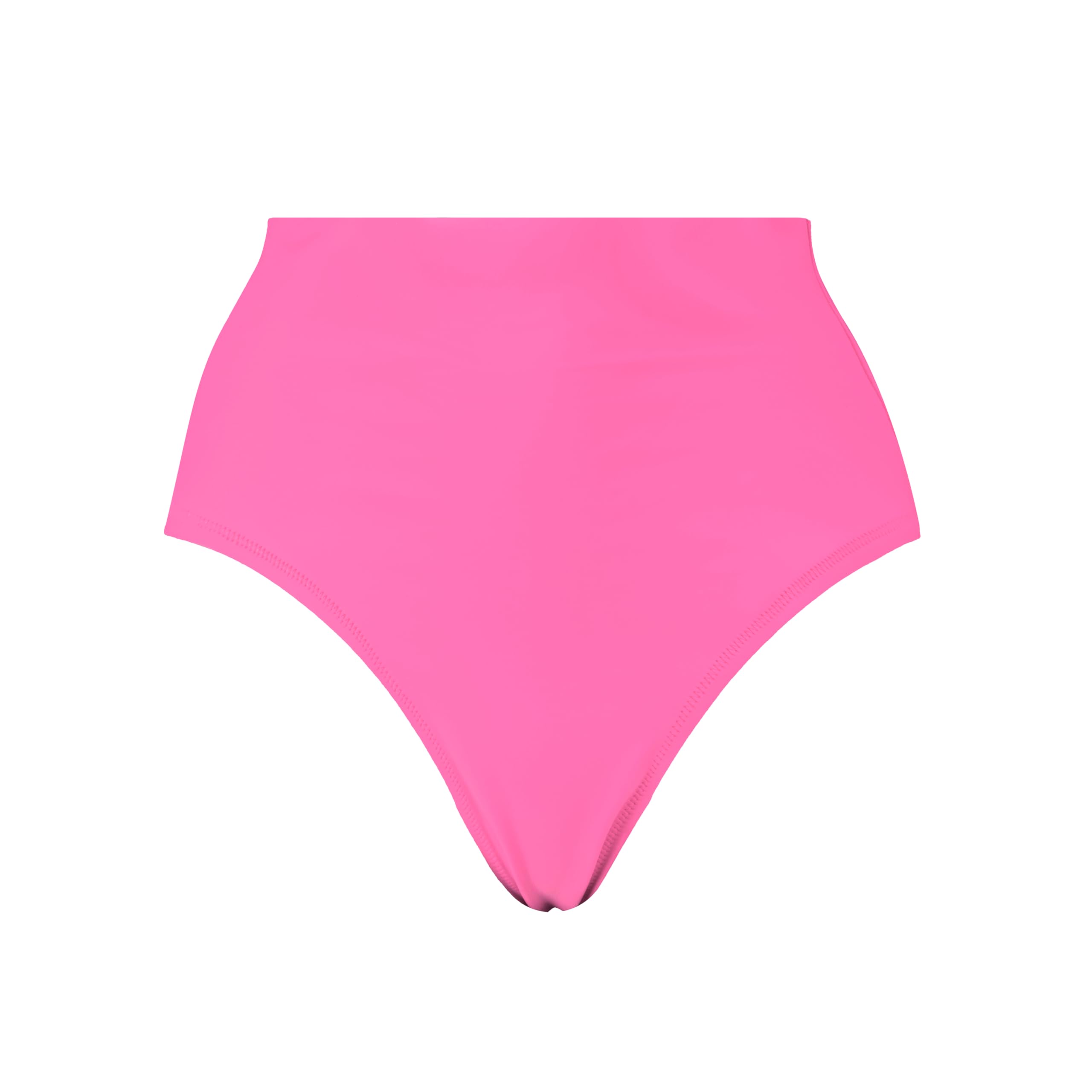 Puma Women's Pink High Waist Swimwear Bikini Brief in Size 12, Sports Direct
