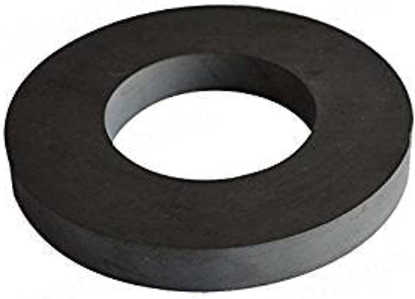 Ferrite Ring Magnet, 4In Dia, Big Round Circle Ceramic Magnets with Hole, Strong Large Donut Circular Magnetic Ring Heavy Duty for DIY, Crafts Speaker Creative Hobbies Science