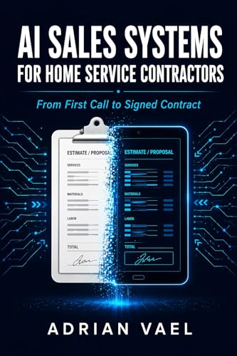 AI Sales Systems for Home Service Contractors: From First Call to Signed Contract: The Complete Playbook for AI-Powered Lead Capture, Estimate Generation, ... (The AI Toolkit Professional Series)