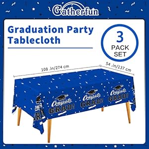Graduationpartydecorationsgongratsgradtablecoverforgraduationpartysupplies3pcsclassbluetablecloths54x108 Urban Country Home Decor Graduation party decorations gongrats grad tablecover for graduation party supplies 3 pcs class blue table cloths 54×108 urban country home decor