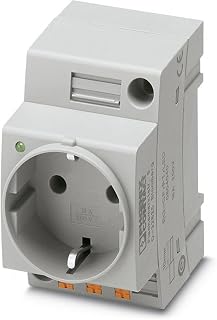 Phoenix Contact, 0804040, Socket - Pin Connector Pattern Type CF - Push-in Spring Connection - Light Indicator - Gray - for mounting on a DIN Rail in The Service Interface or Direct mou(5 Item/s)