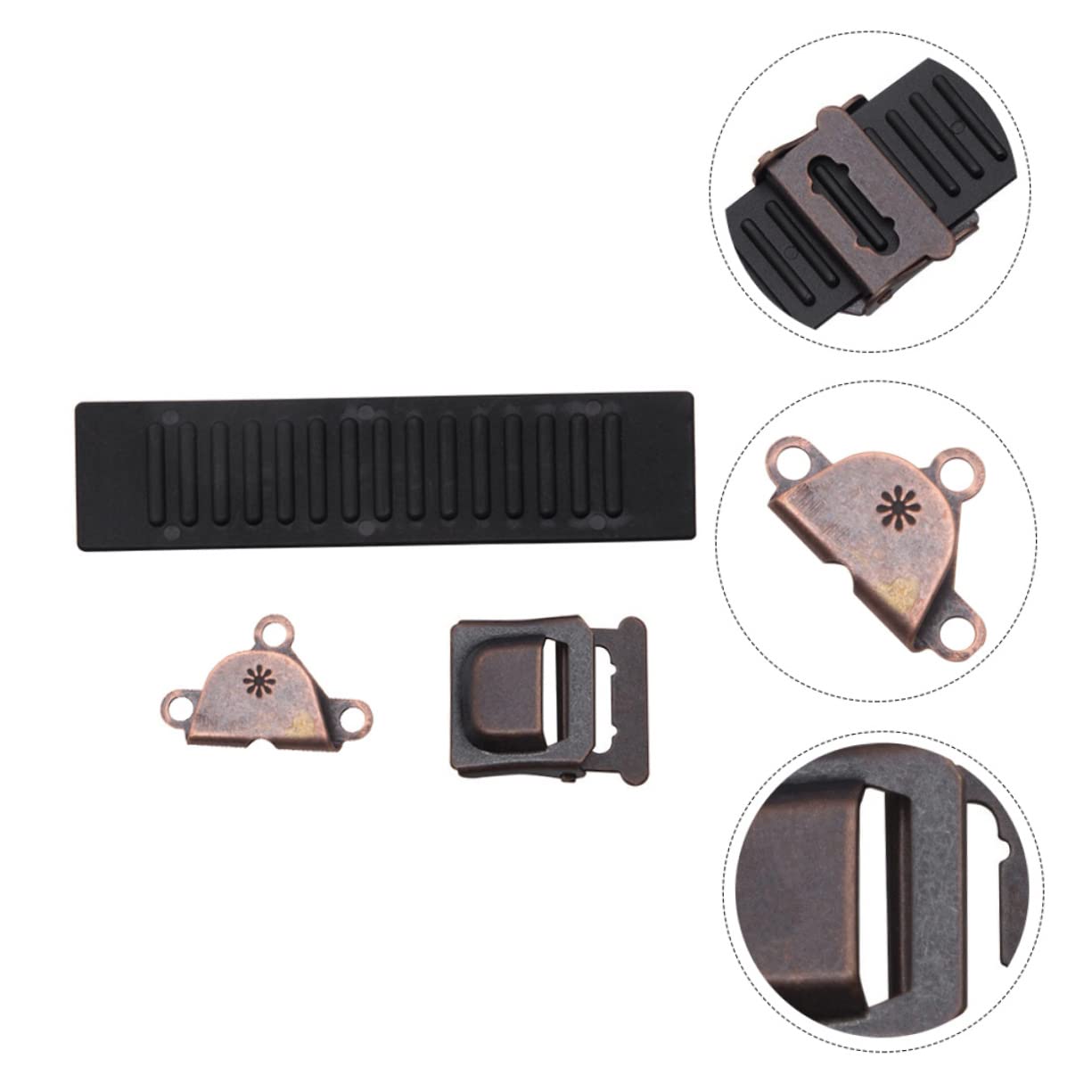 NUOBESTY 30juegos Ganchos De Pantalones Para Costura De Accesorios De Bricolaje Para Ropa Para Faldas y Material y Resistente